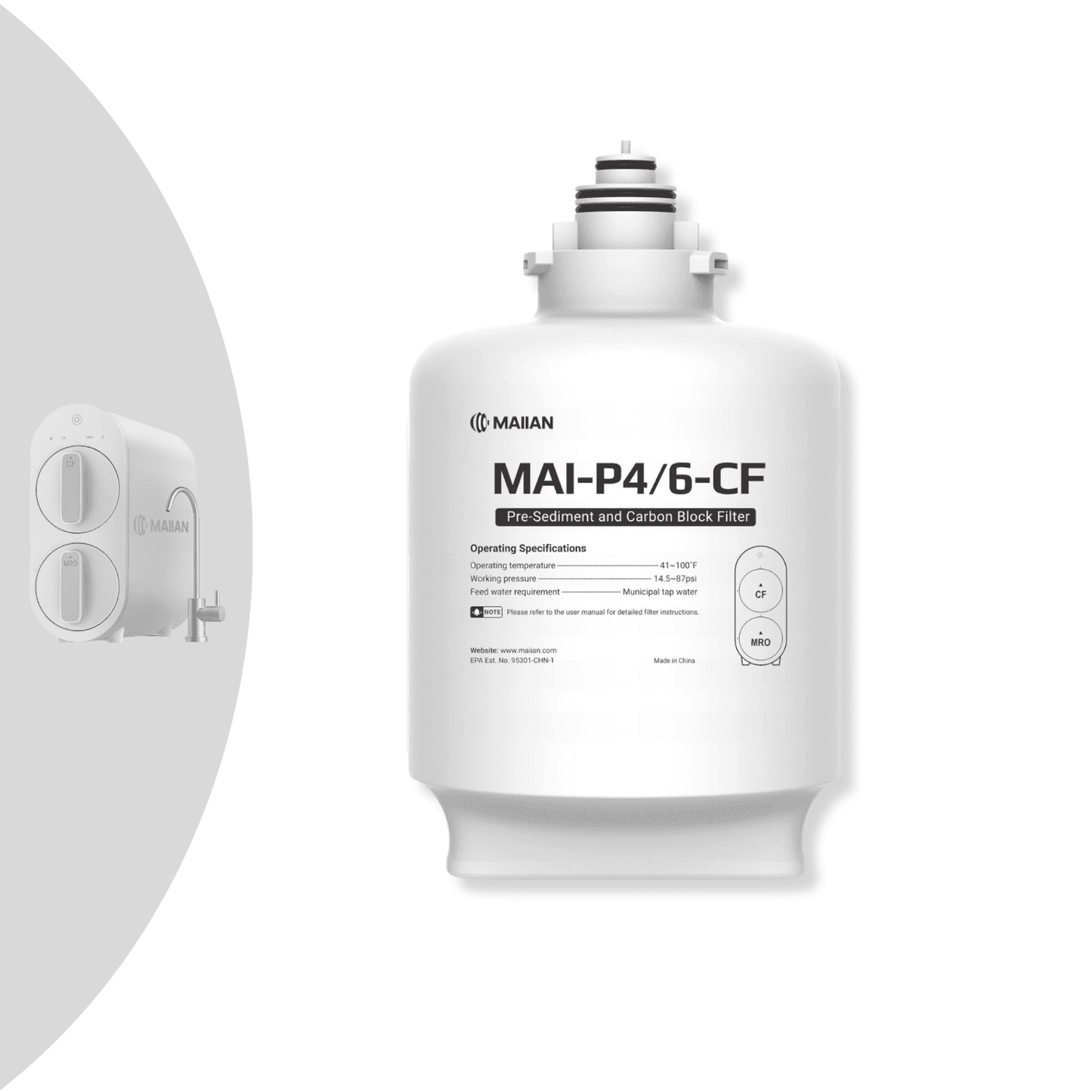 Repuesto Cartucho CF Ósmosis Inversa - Maiian