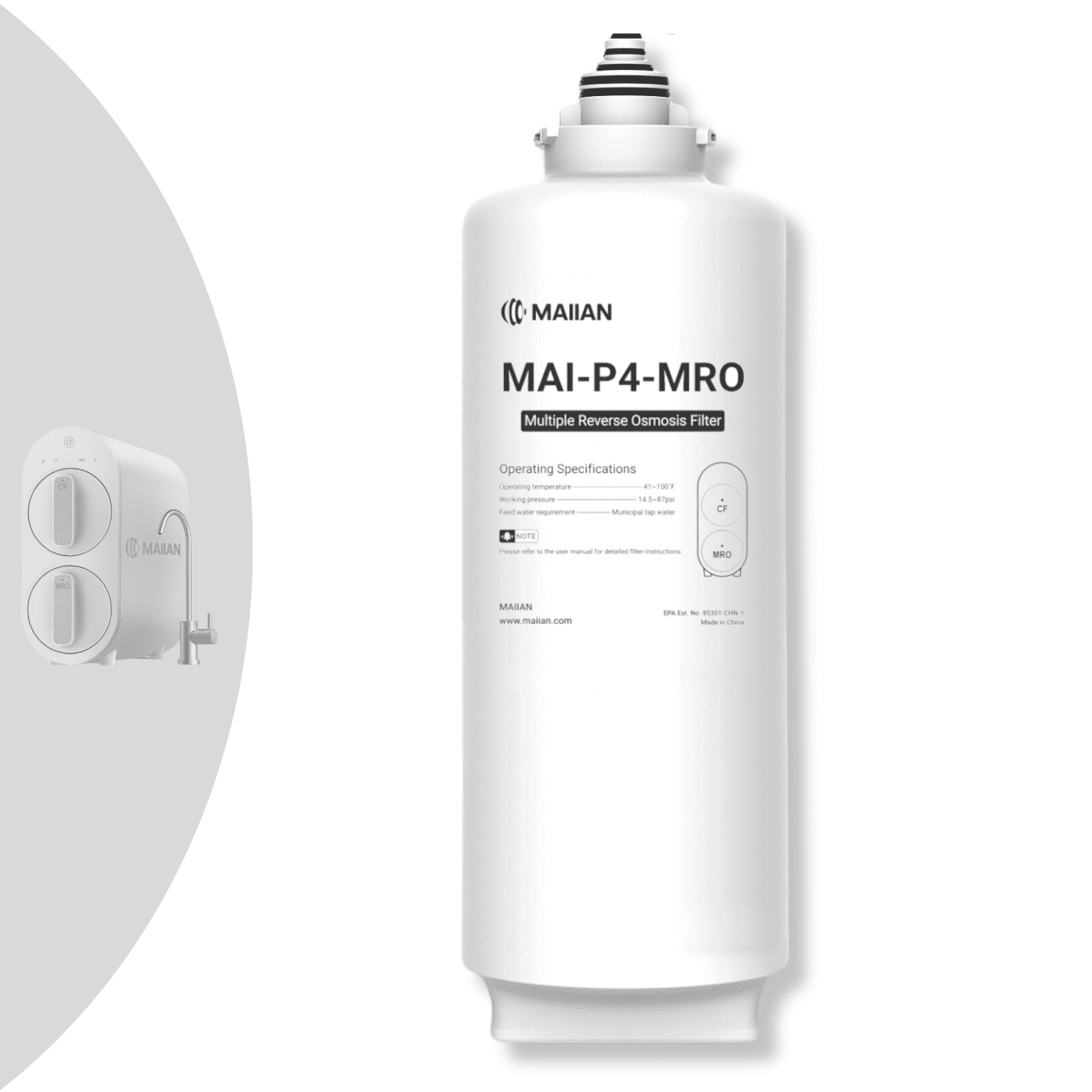 Repuesto Cartucho MRO (P4) Ósmosis Inversa - Maiian